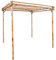 Home Outdoor Sonstiges: Pergola, Bambus, 170 x 170 x 220 cm