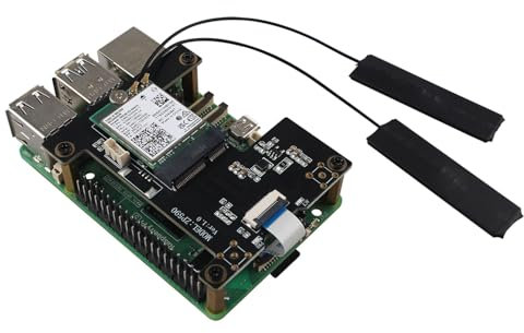 ZDE ZP590B PCIE to WiFi7 6 6E 5 HAT PCIe to M.2 E Key Module Adapter Expansion Board for Raspberry Pi 5 WiFi Adapter Board Support Google TPU WIFI 7 BE200 WIFI6E AX210 MT7922 WIFI6 AX200