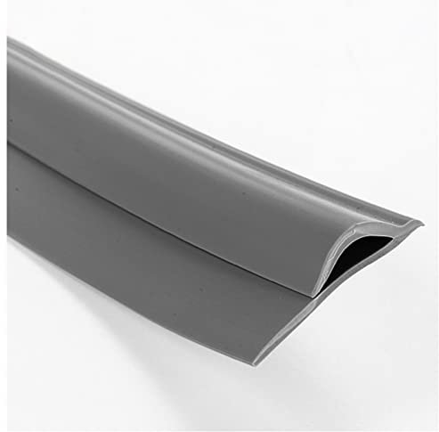 Striscia di soglia, Strisce di Transizione del Pavimento Tappeto Bordo Striscia PVC Flessibile Tagliabile, Tappetini Protezione Tappetini Bordo Protezione Impermeabile, Adatto per Altezza Soglia Infe