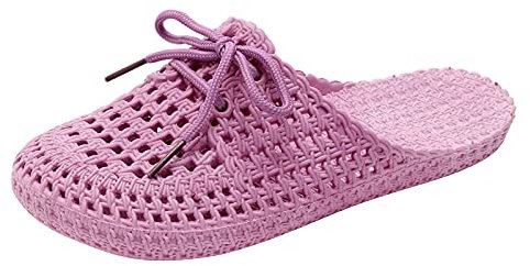 Womens Summers Mode flache Hausschuhe Frauen lässige Aushöhlung von Slip auf Schuhen Hässliche Schuhe Damen