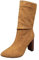 Generico Stivali Donna Alti con Tacco Western Invernali Boots a Punta Camperos Texani Donna Stivaletto Cerniera Stivali Donna Indianini Scarponcini Equitazione Tacco Medio Scarponcino