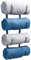 Porte-Serviettes Mural Salle de Bain 4 Niveaux – Support en métal Noir pour Serviettes roulées, couvertures, draps de Bain – Rangement Suspendu Gain de Place pour WC, Placard, Camping-Car