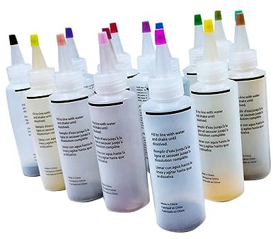 DOITOOL Pigmentos De Color Sólido Para Hacer Tú Mismo Tintes Para Zapatos y Ropa Kit De Teñido Anudado