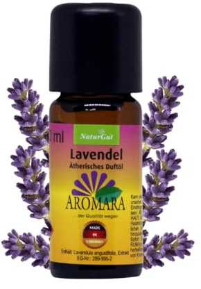 AROMARA Ätherisches Duftöl Lavendel Lavendelöl/Lavandula angustifolia 10 ml reine ätherische Öle für Duftlampe Raumduft Aromatherapie