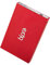 Bipra Hard disk esterno portatile NTFS da 500 GB USB 3.0 da 2,5, rosso
