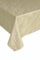 Ilkadim Damast Tischdecke 130x180 cm Creme aus 100% Polyester Bügelfrei und Flecken abweisend (Größen auswählbar)
