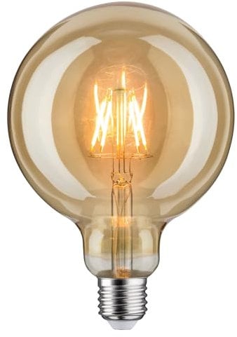 Paulmann 28403 LED Lampe Vintage Globe 125 6,5W Leuchtmittel Gold Dekolampe Beleuchtung 1700K E27