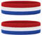 HANERDUN Sport Stirnband Herren Damen Schweißbänder Kopf Stirn Frottee Kopfband Sport für Laufen Fahrrad Joggen Tennis Fußball