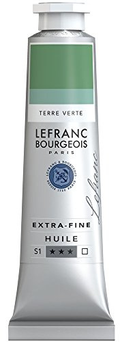 Lefranc Bourgeois Extra-Fine Oil Paint, Artists Quality, Terre Greene, 40ml Tube