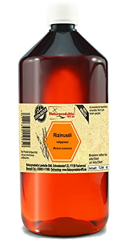 Rizinusöl kaltgepresst (1000 ml) Rizinus Öl kosmet. INCI