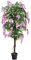 COSTWAY Arbre Artificiel Plante Artificielle en Pot avec Fausses Fleurs Roses Convient pour Intérieur ou Extérieur Wisteria 180cm