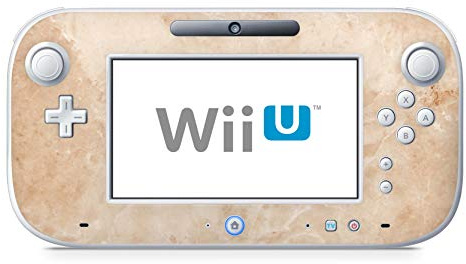 Skins4u Design modding Aufkleber Vinyl Skin Klebe Folie Skins Schutzfolie für Nintendo Wii U Controller Marmor Gold