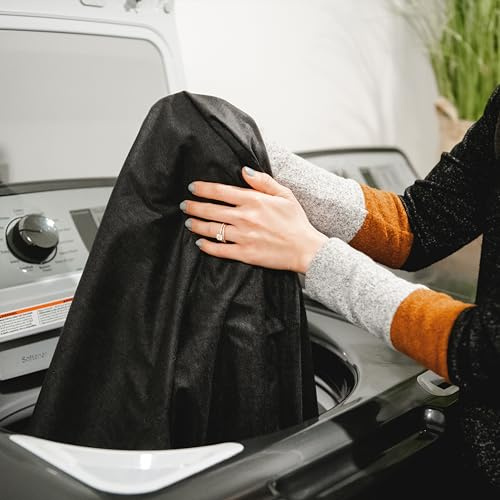 Big Joe Fuf XXL Cover Only Machine Washable, Black Lenox, Durable Woven Polyester