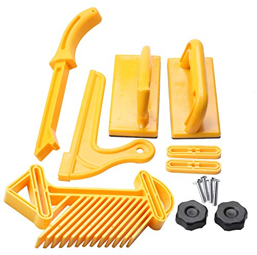 Lopbinte 5 StüCke Sicherheit Push Block Stick Feder Bord Set Holz Router Tisch Werkzeuge Kurze Push Bl？Cke