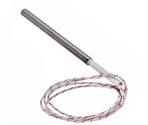 DOJA Industrial | Zuendkerze für Pelletofen | Pellets Hot Rod Zündkerze 12,5 mm Ø | Länge: 140 mm | 280w | Holzpellets Ofen Zuendstab | Heizwiderstand 220v | Pellet Heizung Zünder Ersatzteile