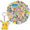 GTOTd Cartoon Stickers Aufkleber(100 Stück Mit Keychain Schlüsselanhänger Dekor) Geschenke Merch Cartoon Party Supplies Deko für Laptop Skateboard Graffiti