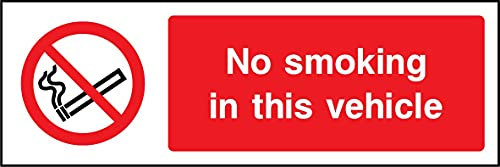 Panneau d'interdiction de fumer dans ce véhicule