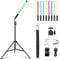Portable LED Photography Light Wand, LUXCEO Handheld LED Video Light 36 Colors 1000 Lumens with 29 to 81 Tripod & Remote Control, Adjustable Color Temperature 3000K-6000K