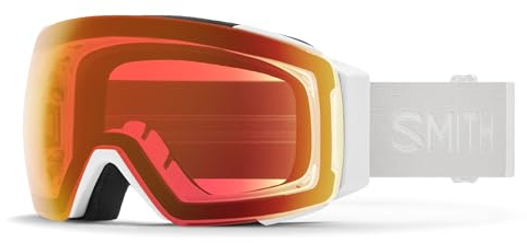 SMITH OPTICS I/O MAG Ski- Snowboardbrille WHITE VAPOR - CHROMAPOP SUN RED MIRROR NEU