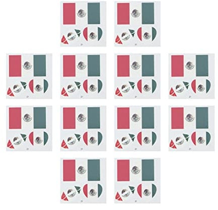 Homoyoyo 25 Blätter Aufkleber Der Amerikanischen Flagge Stickerbuch Gesichtsaufkleber Patriotische Vinylaufkleber Für Erwachsene Patriotische Tätowierungsaufkleber Wandaufkleber Streifen