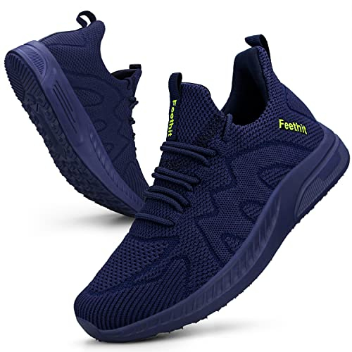 Feethit Turnschuhe Damen Leichtgewichts Atmungsaktiv Sportschuhe Sneaker Blau 36