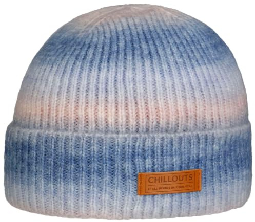 CHILLOUTS Rainbow Beanie Strickmütze Umschlagmütze Wintermütze Damen - mit Umschlag, Futter Winter Herbst-Winter