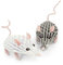 Origami 3D 501836-3D Origami Mäuse - Schöne 3D Papierskulptur mit patentierten Bauteilen und verständlicher Bauanleitung, 168 Teile, 13x5x7cm, ab 8 Jahre