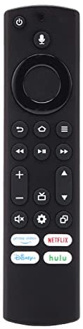 NS-RCFNA-21 - Mando a distancia por voz de repuesto para Insignia Smart Fire TV Toshiba Smart Fire TV NS-24DF310NA19 NS-65DF710NA21 NS39DF310NA21 NS-55DF710NA21 NS-70DF710NA21 NS-43DF710NA21 10NA11 9
