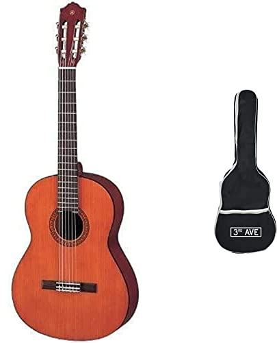 Yamaha CS40II Guitare Classique 3/4 - Guitare d'étude pour Jeunes Débutants & Sac de Guitare en Nylon Taille 3/4 Noir