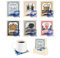 MEDOYOH 6er-Set Stempel Untersetzer mit Halter, Bier Stil Getränke Untersetzer Set Silikon Untersetzer Waschbar Lustige Untersetzer Neuheit für Kaffee Bierkrug Wein Glasflasche Home Pub Bar Cafe