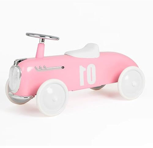 Baghera - Kindertrage aus robustem und stabilem Metall – Spielzeug für Kinder von 18 bis 3 Jahren – Roadster Light Pink – französische Marke