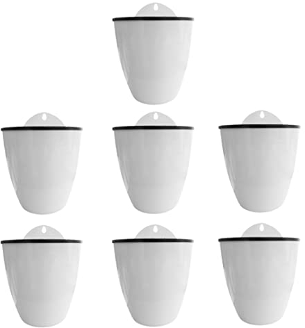 Liummrcy Selbstbewässerungstöpfe Innen-, Selbstbewässerungs -Wand -Pflanzer für hängende Blumentöpfe im Innenbereich für Wohnungen für Wohnkultur 7pcs
