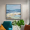 Ölbilder Auf Leinwand Handgemalt,Moderne Kunst, Rahmenlos, Handgemaltes Ölgemälde, Meer, Strand, Kunstbilder, Strukturiertes Kunstwerk, Extra Große Wandkunst Für Wohnzimmer, Schlafzimmer, 70 X