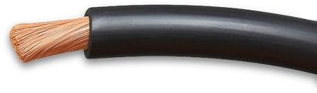 Red & Black Battery/Starter/Welding Flexible PVC Cable Wire 110/170/345 Amp 16mm 25mm 35mm by MKGT® (70mm² Black, 2 Meters)