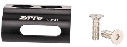 rockible DIY Bike Bicycle Quality Front Derailleur Hanger, 1pc with 2 Screws, CG21 Black