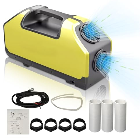 Aspligo Klimaanlagen-Zelt, 24 V, 1500 BTU, tragbar, DC Klimaanlage, Kühlung, AC 24 V, für Zelt, Transporter, Wohnwagen, Wohnwagen, LKW, Anhänger, SUV