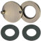PATIKIL Türspion Abdeckung Guckloch 16mm Innendurchmesser Türlochabdeckung mit Selbstklebendem Ohne Bohren Gucklochabdeckung Sichtschutzblech für Türspion, Bronze