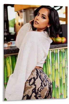 Becky G Musikposter, Albumcover, Poster, Bandposter, Retro-Poster, Schlafzimmer, Musikposter, Rapper-Poster, Wandkunst, Leinwandposter, Raumdekoration, ästhetische Poster, Druck, Dekoration, Poster,