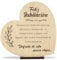 CONTRAXT Tarjeta regalo Feliz Jubilacion en madera. Regalos originales jubilacion dedicatoria compañeros trabajo jefes amigos profesor maestra jubilado hombre mujer (Jubilacion)