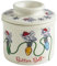 Butter Bell - The Original Butter Bell crock by L Tremain, a Countertop French Ceramic Butter Dish Keeper with Lid for Spreadable Butter, Farmhouse Collection (Honey Bee Christmas Pattern)