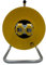 Connexion 110V Empty Cable Reel Drum 16 Amp - Cable Storage Reel with Two 16 Amp Sockets.