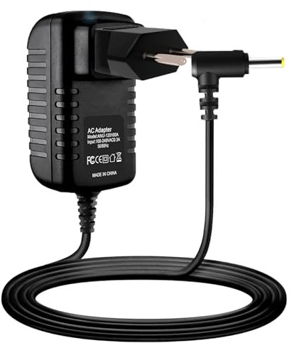 Guy-Tech Adattatore AC/DC compatibile con GRECOM PSR-600 PSR-400 PSR-410 GRE COM Digital Trunking Scanning Receiver Triple Desktop Mobile/Base Radio Scanner Cavo di alimentazione + spina EU