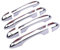 XEBRAD 4 Set Auto Außentürgriff Randabdeckung Hohlform-Styling, for Jeep, Cherokee 2014 2015 2016 2017 2018 2019 2020 äußere Türgriffabdeckung
