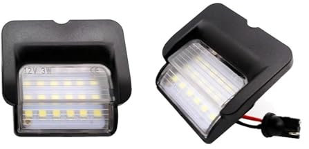 Auto Nummernschildbeleuchtung Lampe für VW Polo 6N 1994 1995 1996 1997 1998 1999,Langlebig Effizient Hochwertige Digitale Nummern Leuchten Fürs Auto.