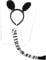 OATIPHO Halloween-cosplay-tierkostüm-set Zebra-ohren Und -set Zum Anklipsen Stirnband Für Erwachsene Und Jungen Und Mädchen Bequem Und Robust