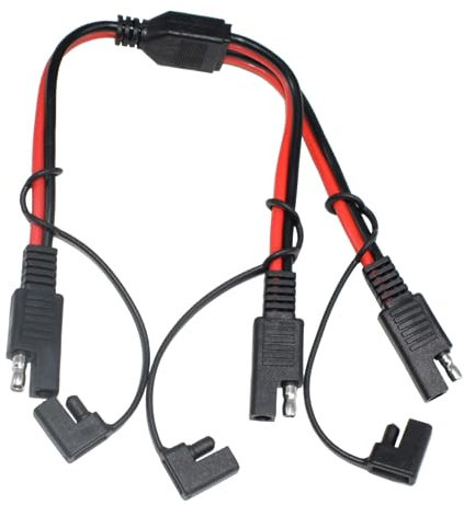 GRIRIW Câble Extension Sae Vers Adaptateur De Prise De Pour Batteries Et Panneaux Solaires Câble De Déconnexion Sae Avec Pur Des Pertes Électriques