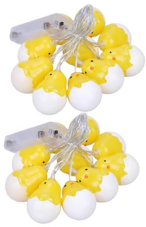 MAGICLULU 2stücke Eier-lichterkette Lichterkette String Lichter Für Festival Dekoration Led Energiesparend Für Zuhause Hotel Büro Geschäft