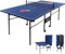 HLC Tischtennistisch, MDF-Platte, Stahlbeine, mit Tragetasche, 206 x 114,5 x 76 cm