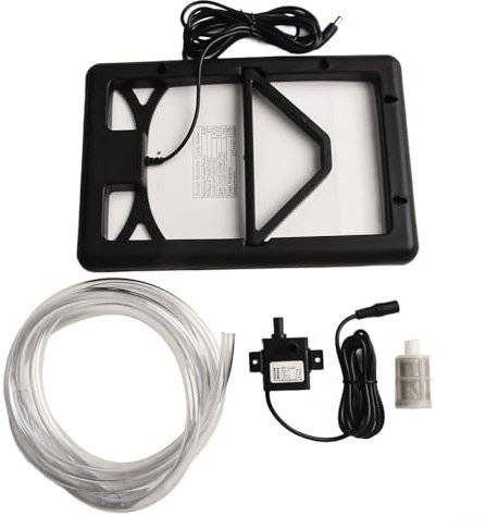 Bomba de fuente solar, bomba sumergible de aireación de estanque de peces de circulación con panel solar de ángulo ajustable, para estanque, fuente, baño de pájaros, jardín (9 V 6 W)