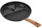 Tofficu padella per frittata frittura cucinando padella d' maniglie antiaderente piccola padella per uova Friggere la padella per l' padella per friggere le uova plastica Nero